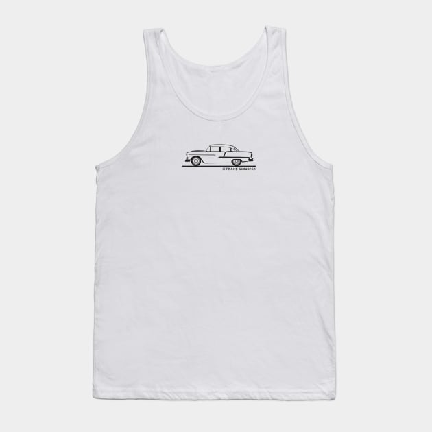 1955 Chevy Sedan Tank Top by PauHanaDesign